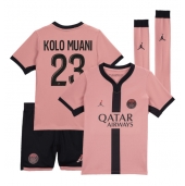 Paris Saint-Germain Randal Kolo Muani #23 Derde tenue Kids 2024-25 Korte Mouwen (+ broek)