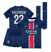 Paris Saint-Germain Randal Kolo Muani #23 Thuis tenue Kids 2024-25 Korte Mouwen (+ broek)