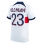 Paris Saint-Germain Randal Kolo Muani #23 Uit tenue 2023-24 Korte Mouwen