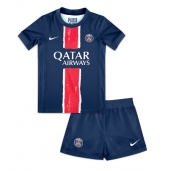 Paris Saint-Germain Thuis tenue Kids 2024-25 Korte Mouwen (+ broek)