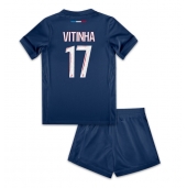 Paris Saint-Germain Vitinha #17 Thuis tenue Kids 2024-25 Korte Mouwen (+ broek)