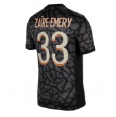 Paris Saint-Germain Warren Zaire-Emery #33 Derde tenue 2023-24 Korte Mouwen