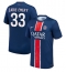 Paris Saint-Germain Warren Zaire-Emery #33 Thuis tenue 2024-25 Korte Mouwen