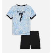 Portugal Cristiano Ronaldo #7 Uit tenue Kids EK 2024 Korte Mouwen (+ broek)