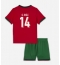 Portugal Goncalo Inacio #14 Thuis tenue Kids EK 2024 Korte Mouwen (+ broek)