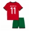 Portugal Joao Felix #11 Thuis tenue Kids EK 2024 Korte Mouwen (+ broek)