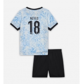 Portugal Ruben Neves #18 Uit tenue Kids EK 2024 Korte Mouwen (+ broek)