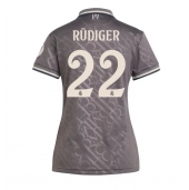 Real Madrid Antonio Rudiger #22 Derde tenue Dames 2024-25 Korte Mouwen