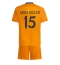 Real Madrid Arda Guler #15 Uit tenue Kids 2024-25 Korte Mouwen (+ broek)