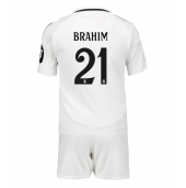 Real Madrid Brahim Diaz #21 Thuis tenue Kids 2024-25 Korte Mouwen (+ broek)