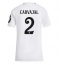 Real Madrid Daniel Carvajal #2 Thuis tenue Dames 2024-25 Korte Mouwen