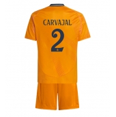 Real Madrid Daniel Carvajal #2 Uit tenue Kids 2024-25 Korte Mouwen (+ broek)