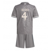 Real Madrid David Alaba #4 Derde tenue Kids 2024-25 Korte Mouwen (+ broek)