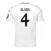 Real Madrid David Alaba #4 Thuis tenue 2024-25 Korte Mouwen