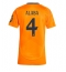 Real Madrid David Alaba #4 Uit tenue Dames 2024-25 Korte Mouwen