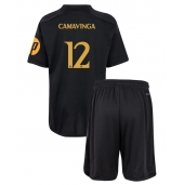 Real Madrid Eduardo Camavinga #12 Derde tenue Kids 2023-24 Korte Mouwen (+ broek)