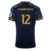 Real Madrid Eduardo Camavinga #12 Uit tenue 2023-24 Korte Mouwen