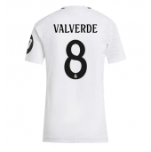 Real Madrid Federico Valverde #8 Thuis tenue Dames 2024-25 Korte Mouwen