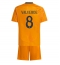 Real Madrid Federico Valverde #8 Uit tenue Kids 2024-25 Korte Mouwen (+ broek)