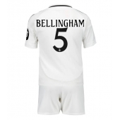 Real Madrid Jude Bellingham #5 Thuis tenue Kids 2024-25 Korte Mouwen (+ broek)