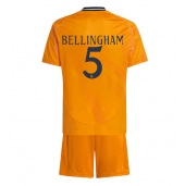 Real Madrid Jude Bellingham #5 Uit tenue Kids 2024-25 Korte Mouwen (+ broek)