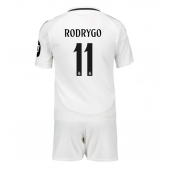 Real Madrid Rodrygo Goes #11 Thuis tenue Kids 2024-25 Korte Mouwen (+ broek)