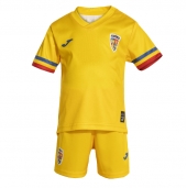 Roemenië Thuis tenue Kids EK 2024 Korte Mouwen (+ broek)