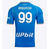 SSC Napoli Frank Anguissa #99 Thuis tenue 2023-24 Korte Mouwen