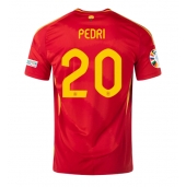 Spanje Pedri Gonzalez #20 Thuis tenue EK 2024 Korte Mouwen