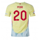 Spanje Pedri Gonzalez #20 Uit tenue EK 2024 Korte Mouwen