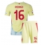 Spanje Rodri Hernandez #16 Uit tenue Kids EK 2024 Korte Mouwen (+ broek)