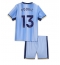 Tottenham Hotspur Destiny Udogie #13 Uit tenue Kids 2024-25 Korte Mouwen (+ broek)