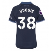 Tottenham Hotspur Destiny Udogie #38 Uit tenue Dames 2023-24 Korte Mouwen