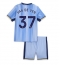 Tottenham Hotspur Micky van de Ven #37 Uit tenue Kids 2024-25 Korte Mouwen (+ broek)