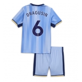 Tottenham Hotspur Radu Dragusin #6 Uit tenue Kids 2024-25 Korte Mouwen (+ broek)