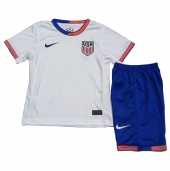 Verenigde Staten Thuis tenue Kids Copa America 2024 Korte Mouwen (+ broek)