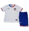 Verenigde Staten Thuis tenue Kids Copa America 2024 Korte Mouwen (+ broek)