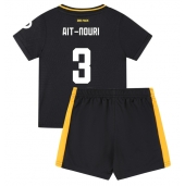 Wolves Rayan Ait-Nouri #3 Uit tenue Kids 2024-25 Korte Mouwen (+ broek)