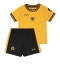 Wolves Thuis tenue Kids 2024-25 Korte Mouwen (+ broek)